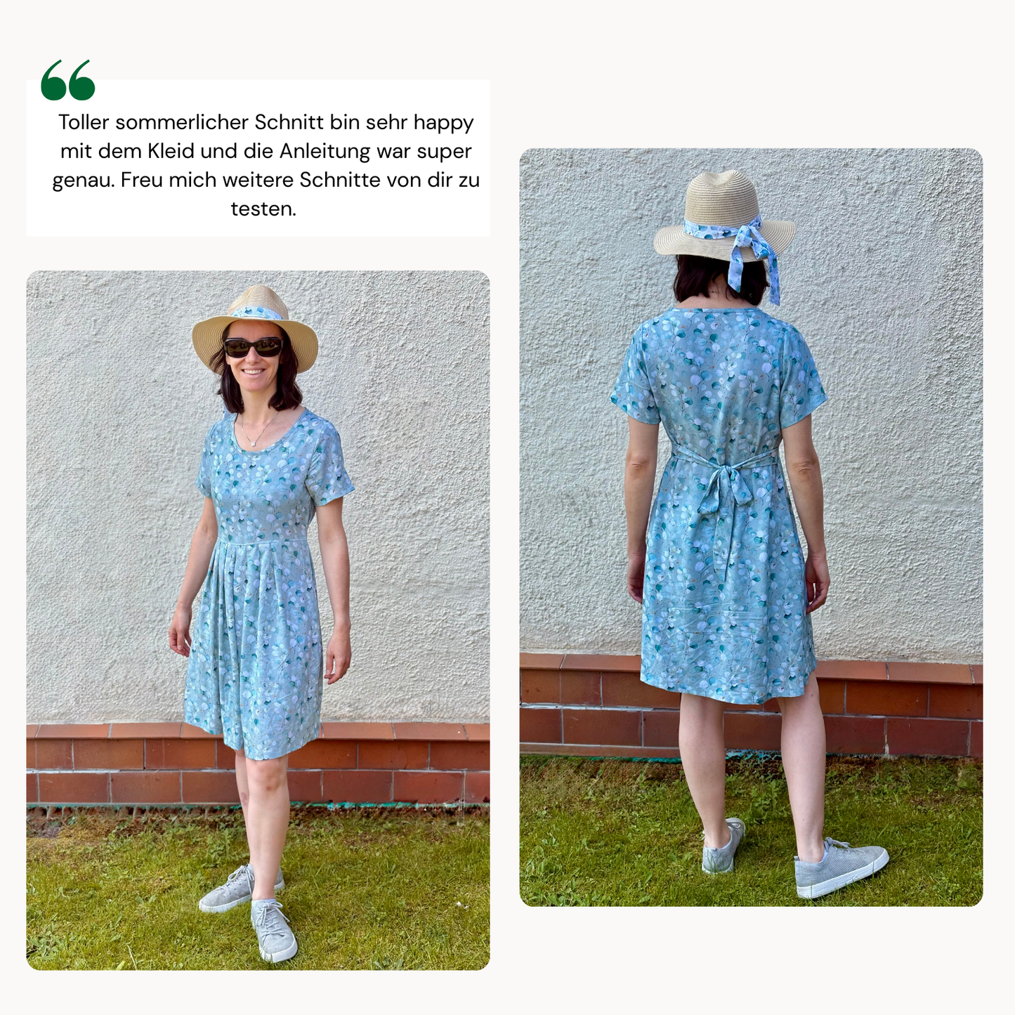 Marie Kleid Schnittmuster DEUTSCH