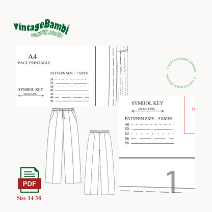 Leo Hose Schnittmuster Deutsch