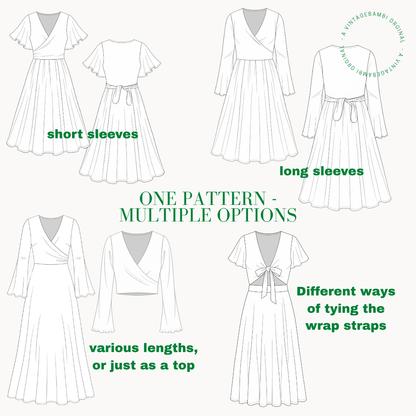 Kessi dress sewingpattern ENGLISH