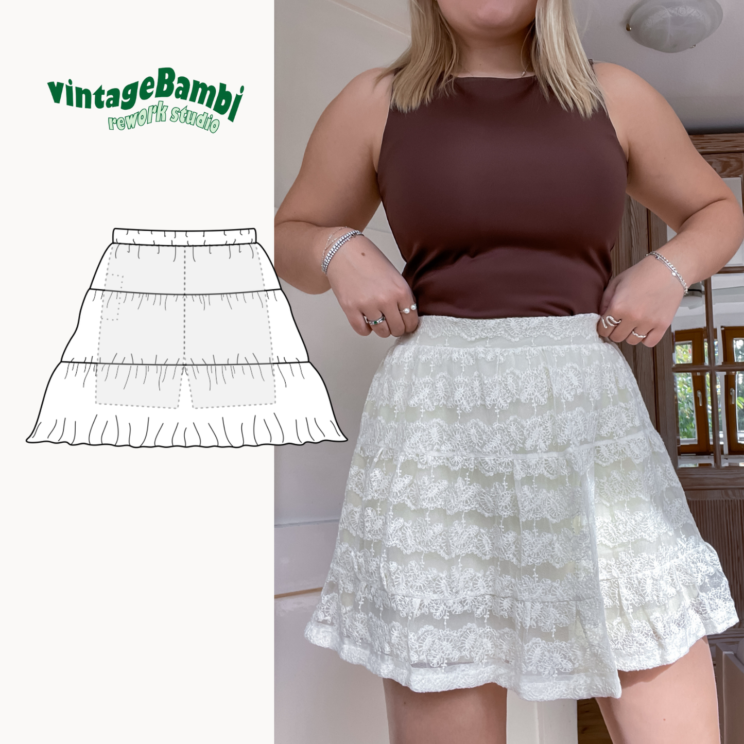 Ellen Skort pattern ENGLISH