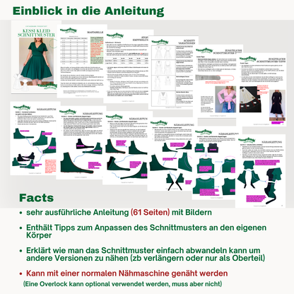 Kessi Kleid Schnittmuster Deutsch