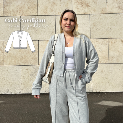 Gabi Cardigan Schnittmuster DEUTSCH