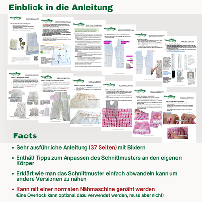 Lounge Hose Schnittmuster Deutsch