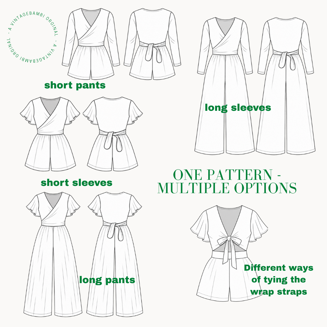 Kessi Jumpsuit sewingpattern ENGLISH