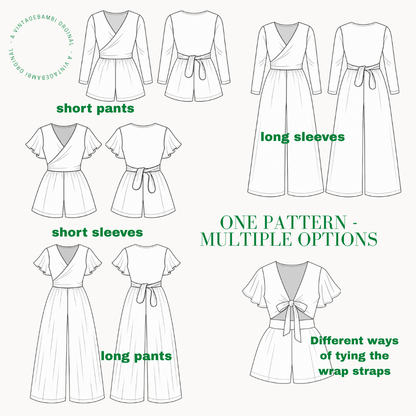 Kessi Jumpsuit sewingpattern ENGLISH