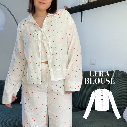 Lera blouse sewingpattern ENGLISH