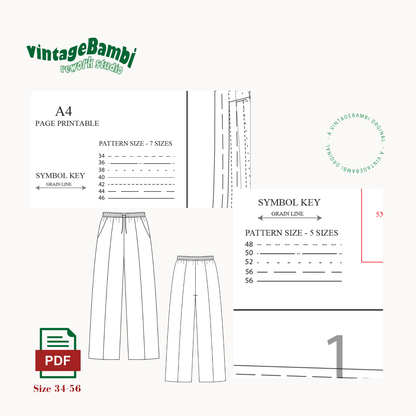 Leo pants sewingpattern ENGLISH