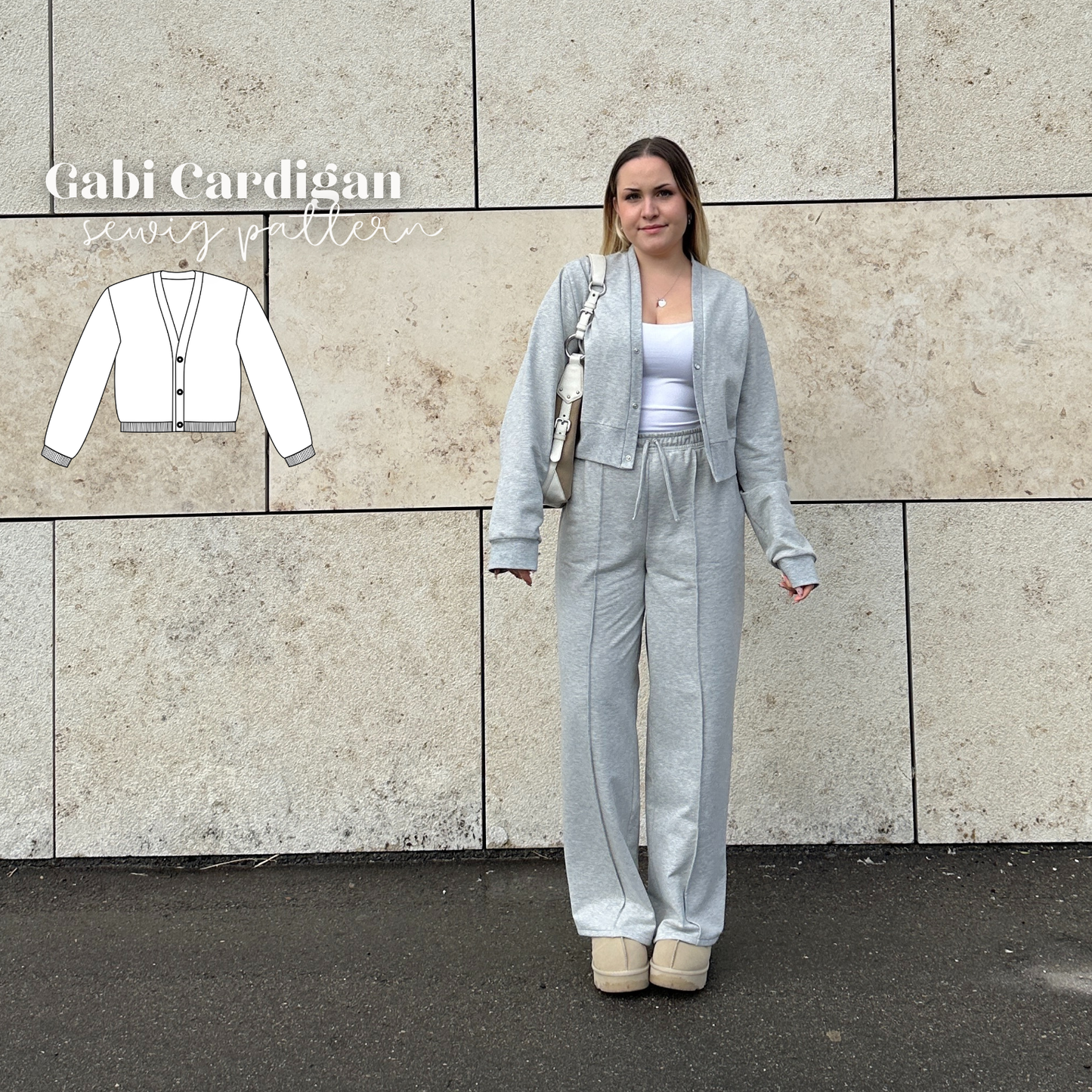 Gabi Cardigan Schnittmuster DEUTSCH