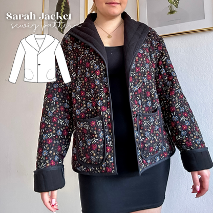 Sarah Jacke / Blazer Schnittmuster DEUTSCH