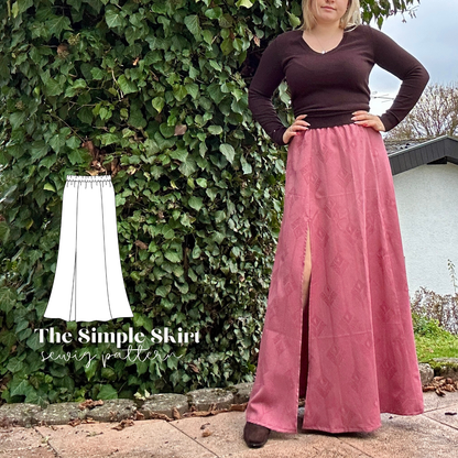 "The simple Skirt" Schnittmuster DEUTSCH