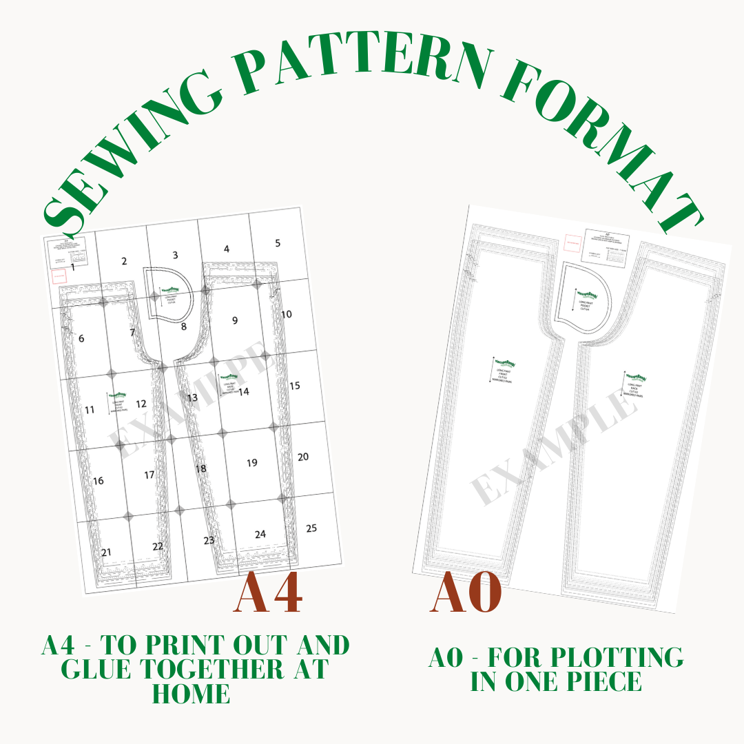 Leggings Sewing Pattern ENGLISH