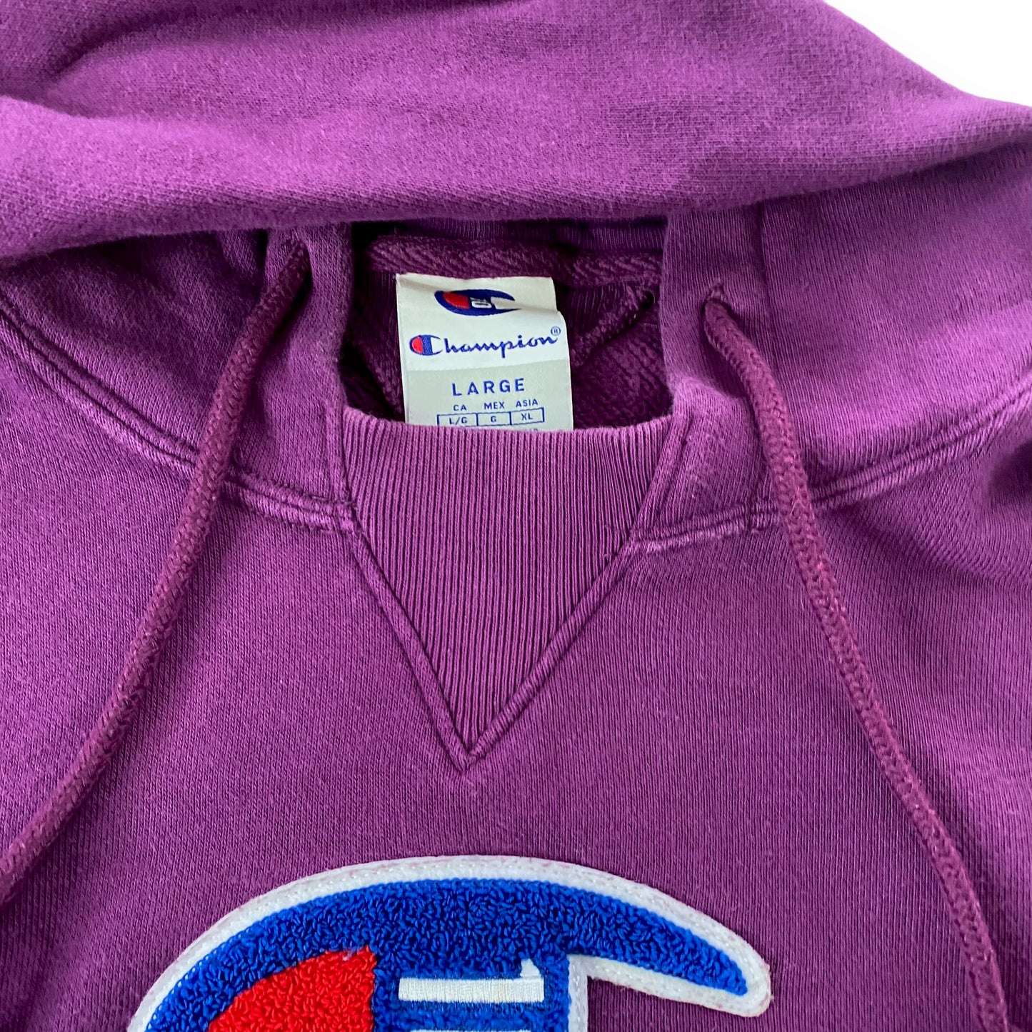 purple hoodie Champion / Size L