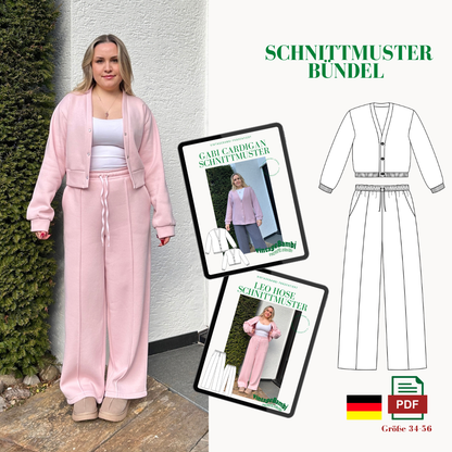 Cozy Set Schnittmuster Bündel Deutsch