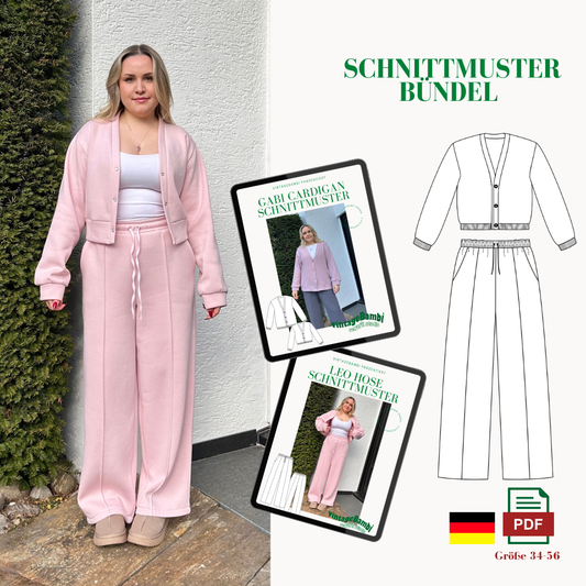 Cozy Set Schnittmuster Bündel Deutsch