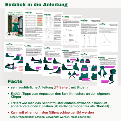 Kessi Jumpsuit Schnittmuster Deutsch