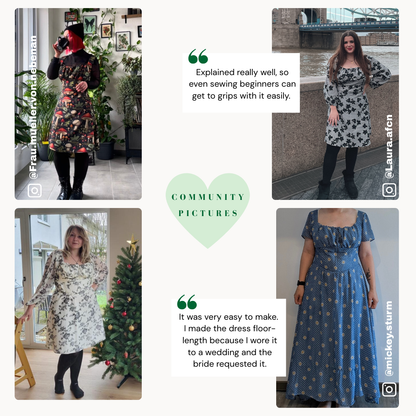 Corset dress sewingpattern ENGLISH