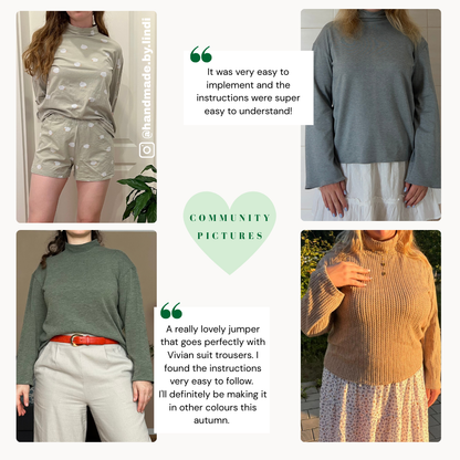 Lilly longsleeve sewingpattern ENGLISH