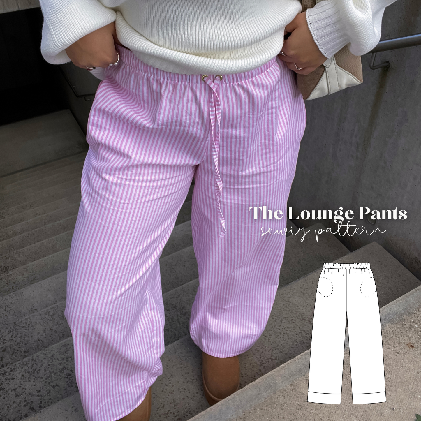 Lounge Pants Sewing Pattern ENGLISH