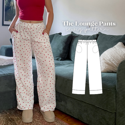 Lounge pants sewingpattern ENGLISH