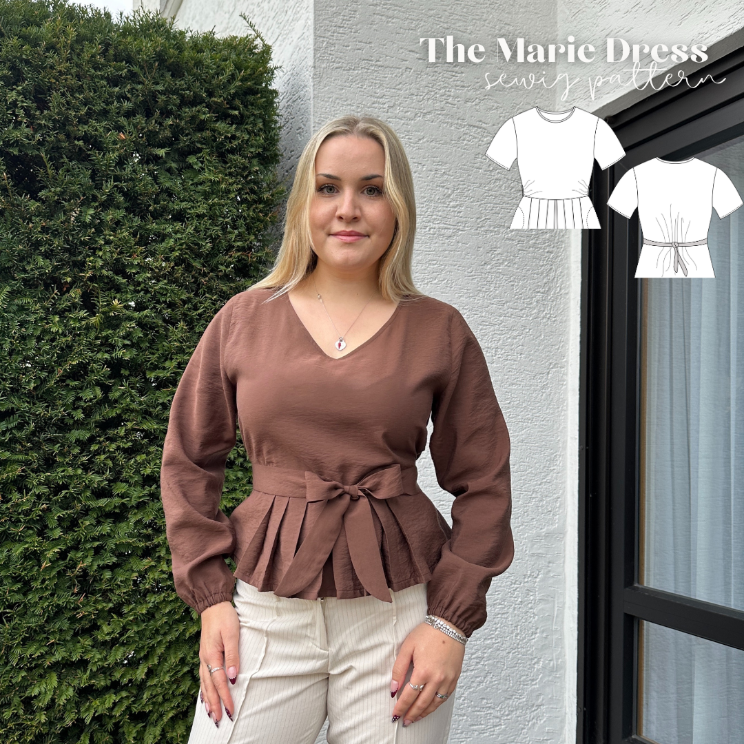 Marie dress sewingpattern ENGLISH