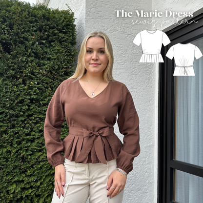 Marie dress sewingpattern ENGLISH