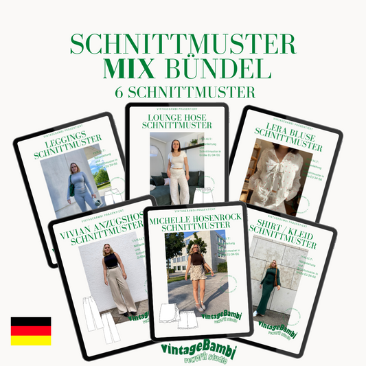 MIX Schnittmuster Bündel DEUTSCH