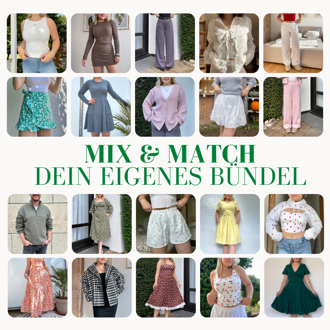 Mix & Match - Dein Schnittmuster Bündel