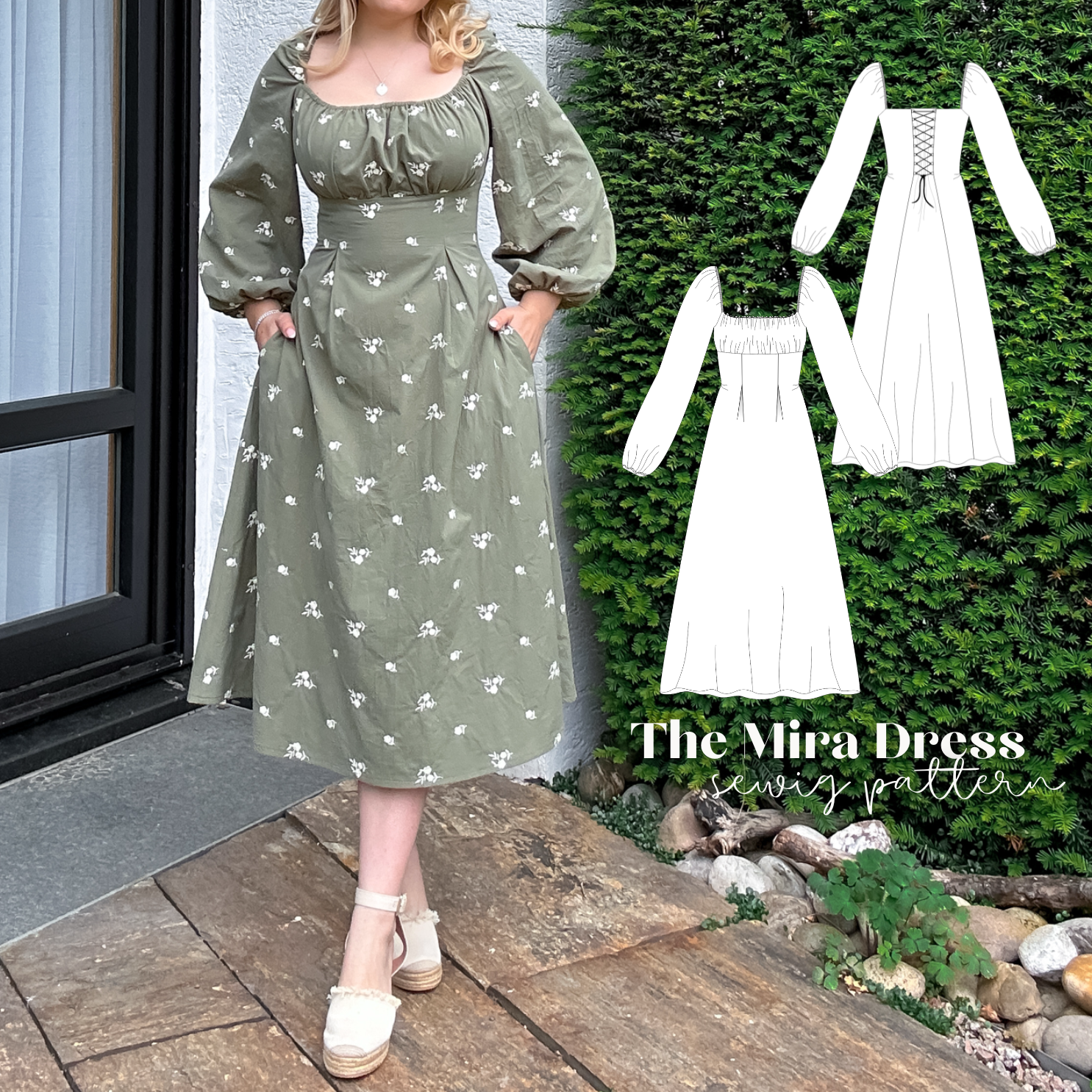 Mira dress sewingpattern ENGLISH – vintageBambi