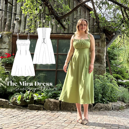 Mira Kleid Schnittmuster DEUTSCH