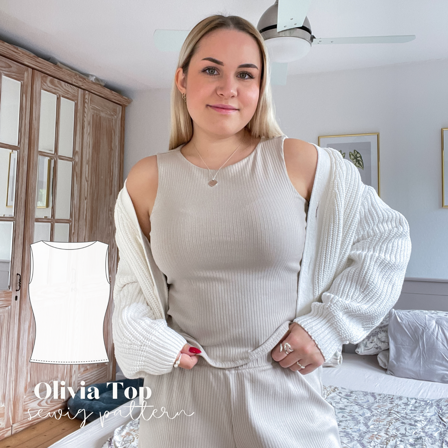 Olivia Top Sewing Pattern ENGLISH