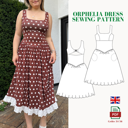 Orphelia Kleid Schnittmuster DEUTSCH