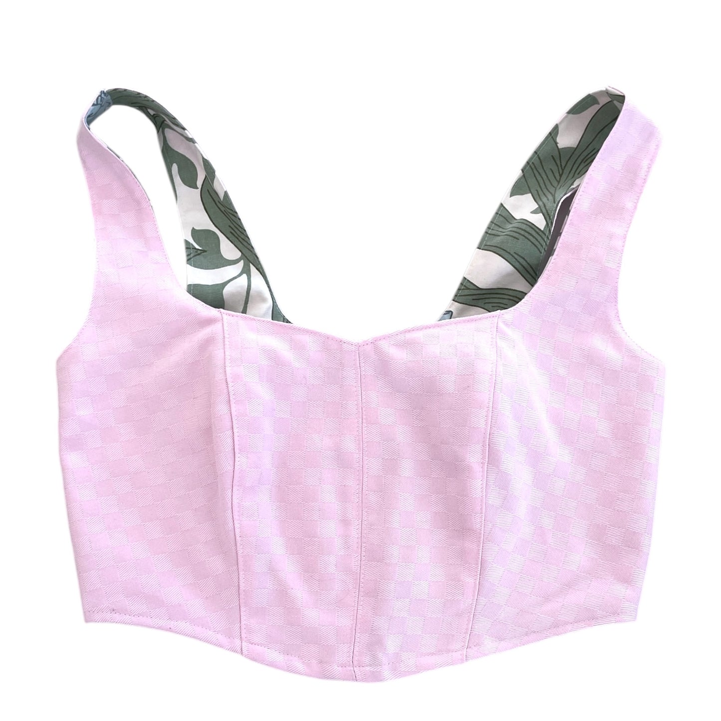 Blush pink soft corset No. / Size S-M