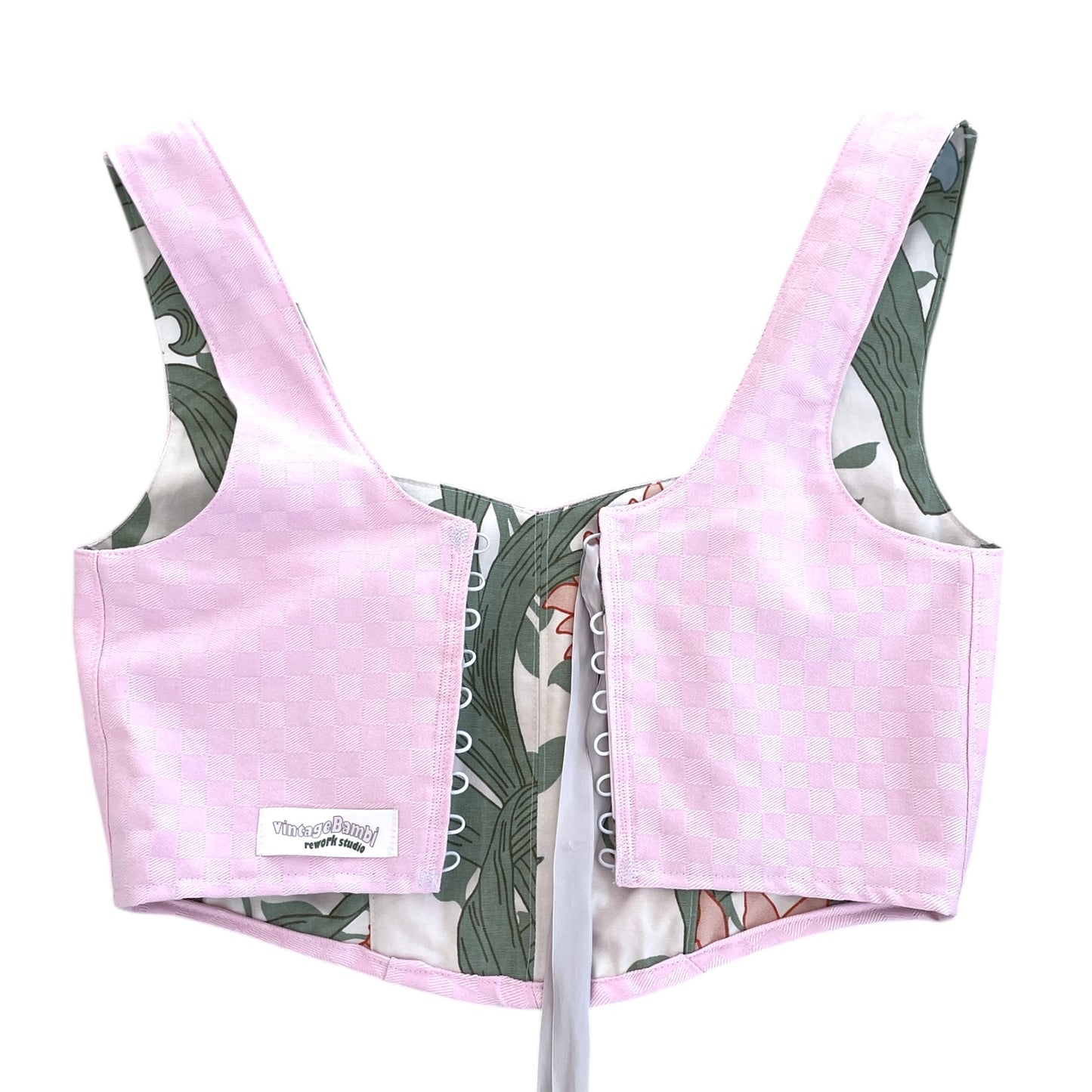 Blush pink soft corset No. / Size S-M