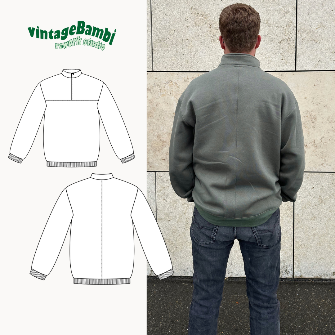 Sammy sweatshirt pattern ENGLISH