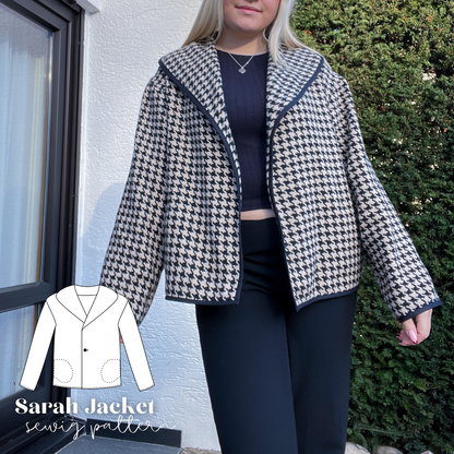 Sarah Jacke Schnittmuster DEUTSCH