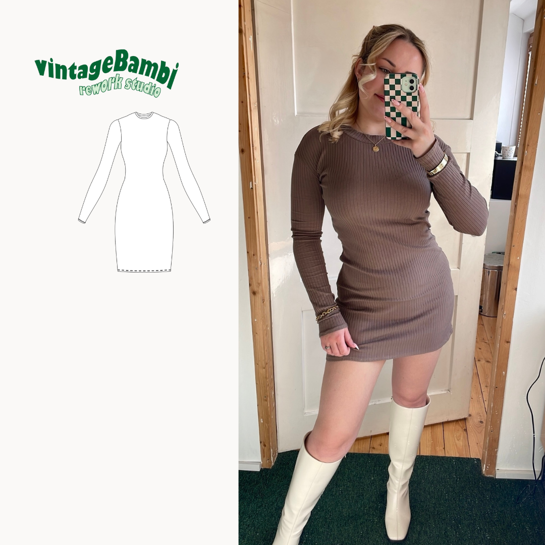 Shirt-dress sewingpattern ENGLISH