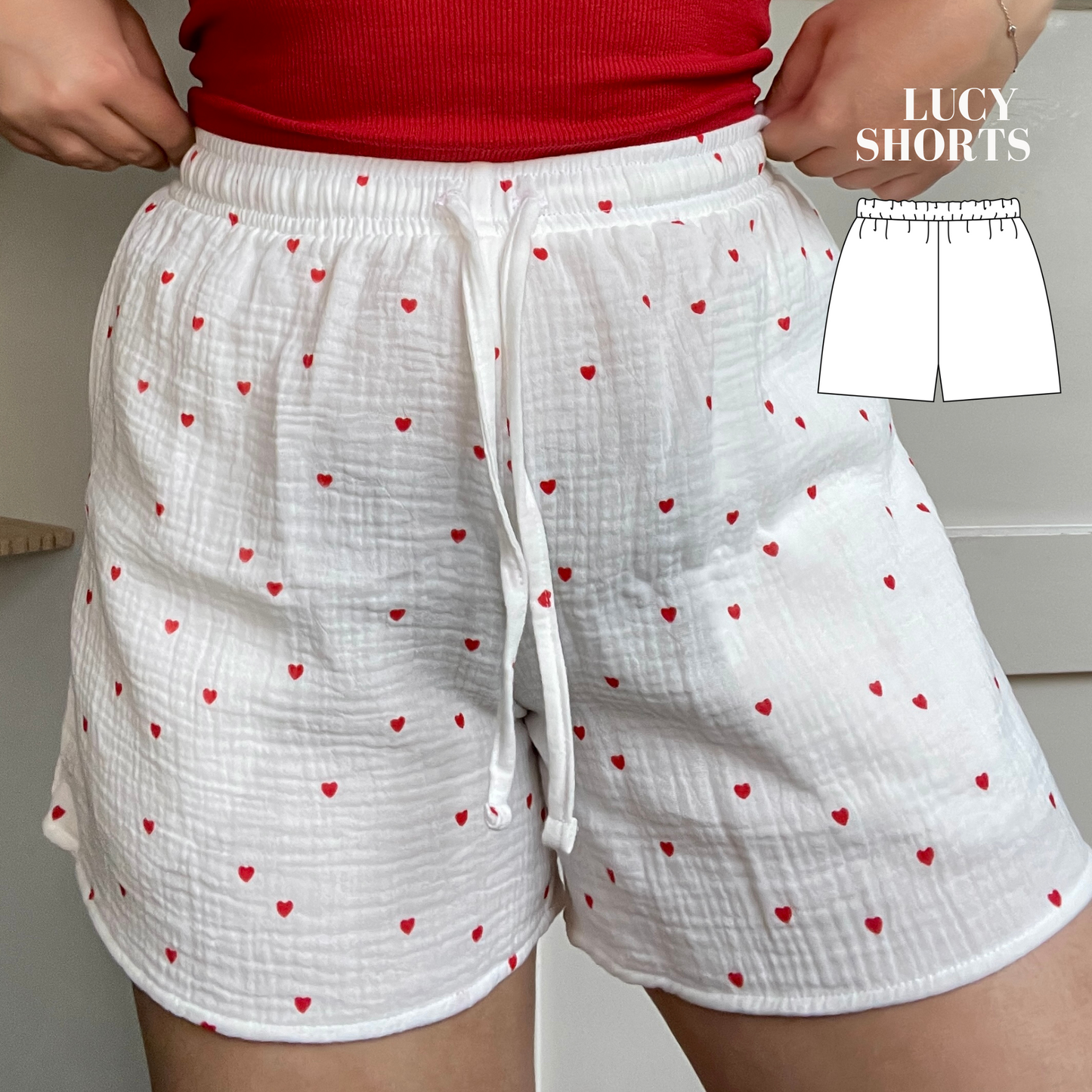 Shorts Lucy Sewing Pattern ENGLISH