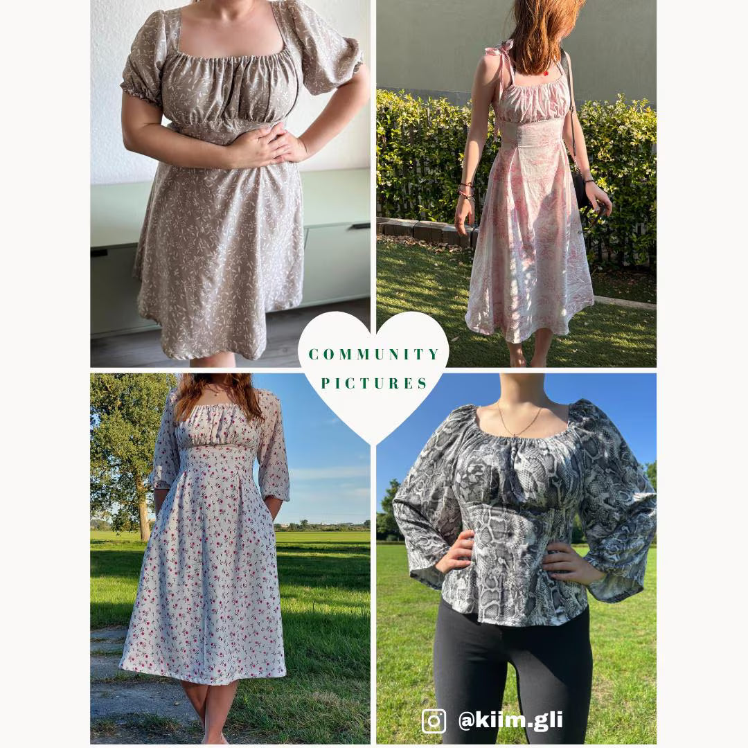 Mira dress sewingpattern ENGLISH