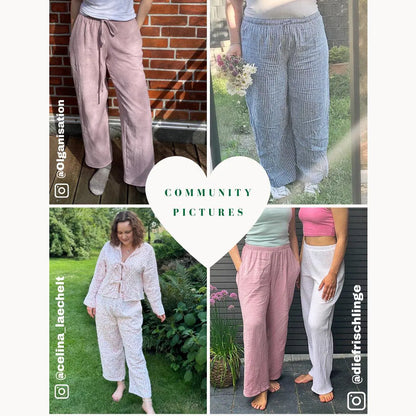 Lounge pants sewingpattern ENGLISH