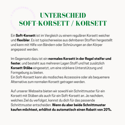 VintageBambi Korsett Schnittmuster DEUTSCH